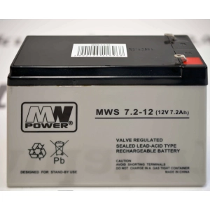 MW Power MWS 7,2-12 7,2Ah 12V AGM